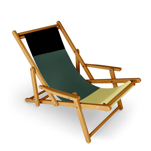 Colour Poems Contemporary Color Block V Sling Chair