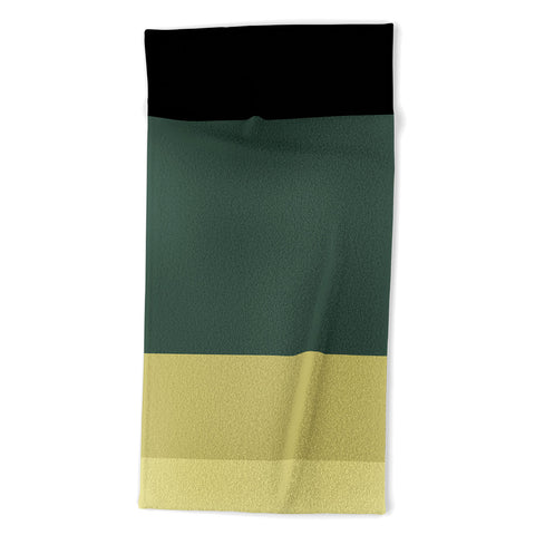 Colour Poems Contemporary Color Block V Beach Towel