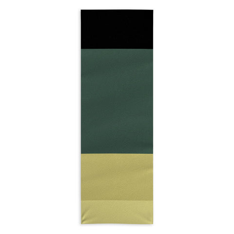 Colour Poems Contemporary Color Block V Yoga Towel