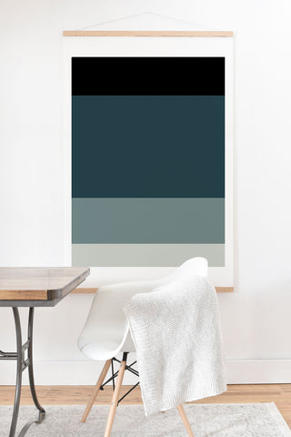 Colour Poems Contemporary Color Block VI Art Print And Hanger
