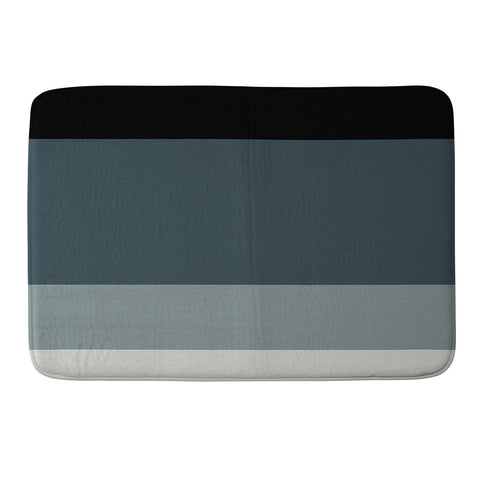 Colour Poems Contemporary Color Block VI Memory Foam Bath Mat