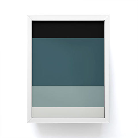 Colour Poems Contemporary Color Block VI Framed Mini Art Print