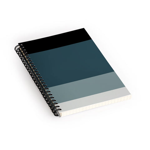 Colour Poems Contemporary Color Block VI Spiral Notebook