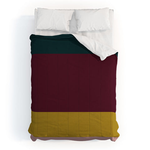Colour Poems Contemporary Color Block VII Comforter