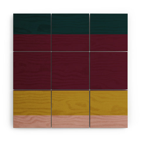 Colour Poems Contemporary Color Block VII Wood Wall Mural