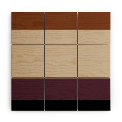 Colour Poems Contemporary Color Block VIII Wood Wall Mural