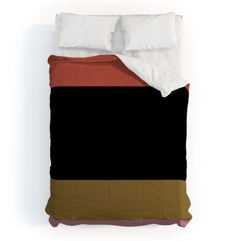 Colour Poems Contemporary Color Block XI Comforter