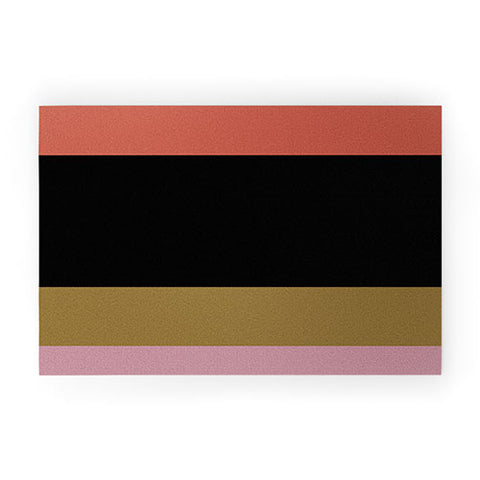 Colour Poems Contemporary Color Block XI Welcome Mat