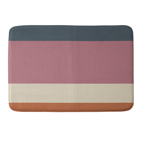 Colour Poems Contemporary Color Block XII Memory Foam Bath Mat