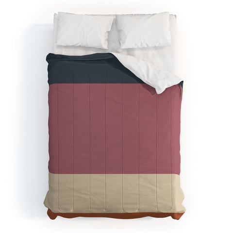 Colour Poems Contemporary Color Block XII Comforter