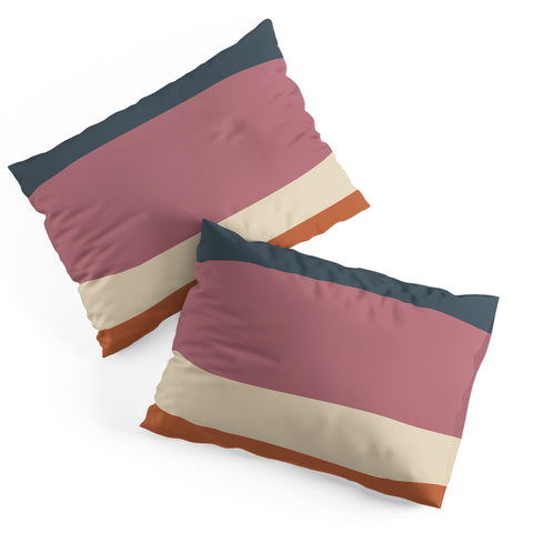 Colour Poems Contemporary Color Block XII Pillow Shams