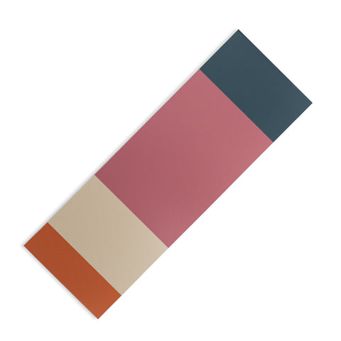 Colour Poems Contemporary Color Block XII Yoga Mat