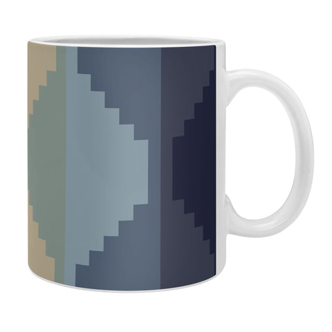 Colour Poems Geometric Aztec Pyramid Pattern Coffee Mug