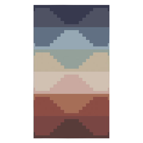 Colour Poems Geometric Aztec Pyramid Pattern Tablecloth