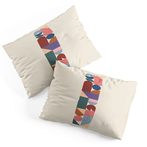 Colour Poems Geometric Balance Pillow Shams