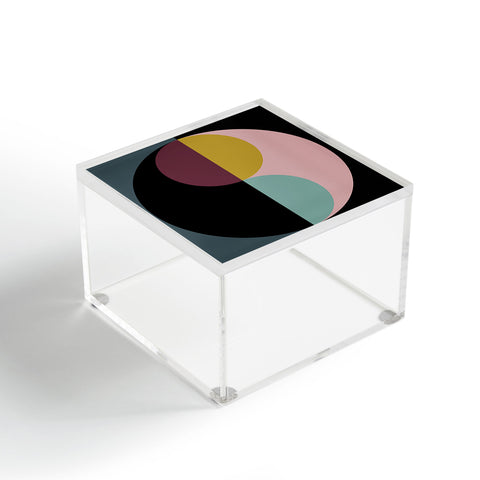 Colour Poems Geometric Circles Abstract Acrylic Box