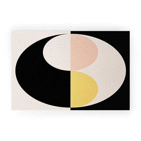 Colour Poems Geometric Circles Abstract II Welcome Mat