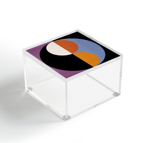 Colour Poems Geometric Circles Abstract III Acrylic Box