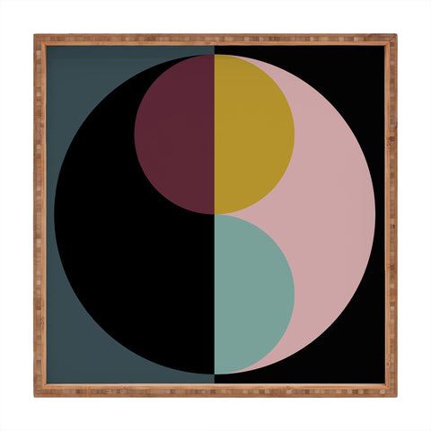 Colour Poems Geometric Circles Abstract Square Tray
