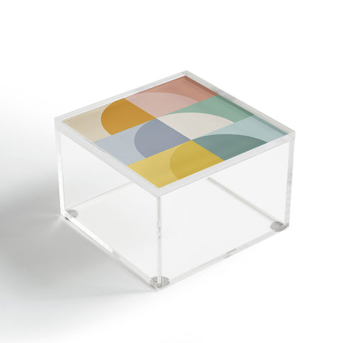 Colour Poems Geometric Color Block Acrylic Box