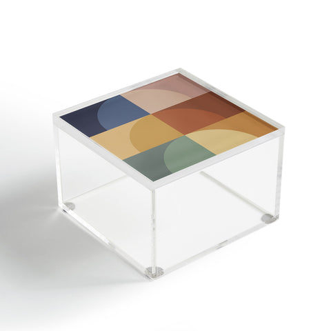 Colour Poems Geometric Color Block II Acrylic Box