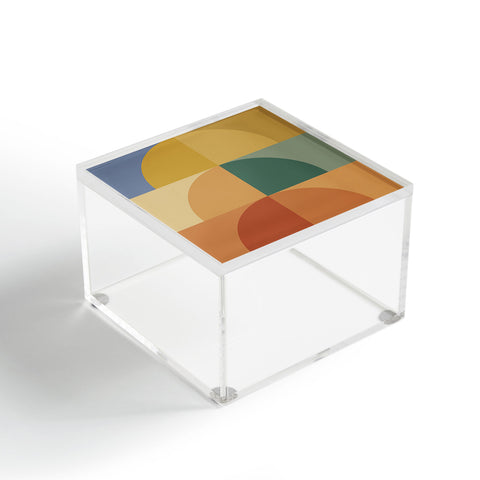 Colour Poems Geometric Color Block III Acrylic Box