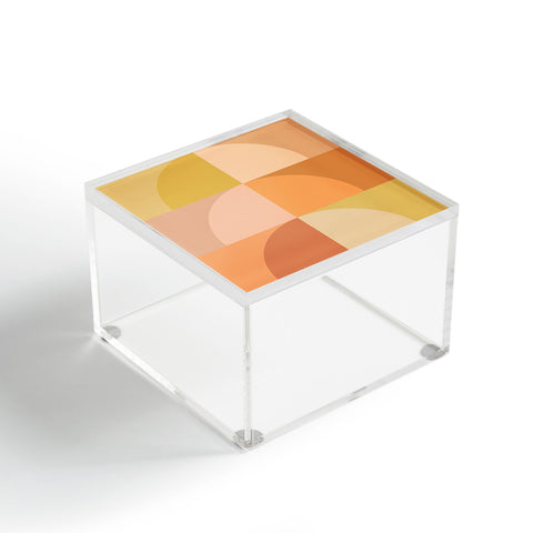 Colour Poems Geometric Color Block V Acrylic Box