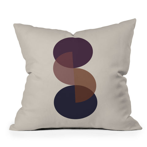 Colour Poems Geometric Harmony III Throw Pillow