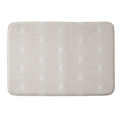 Colour Poems Geometric Orb Pattern III Memory Foam Bath Mat