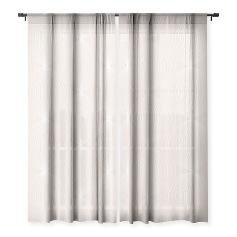 Colour Poems Geometric Orb Pattern III Sheer Non Repeat