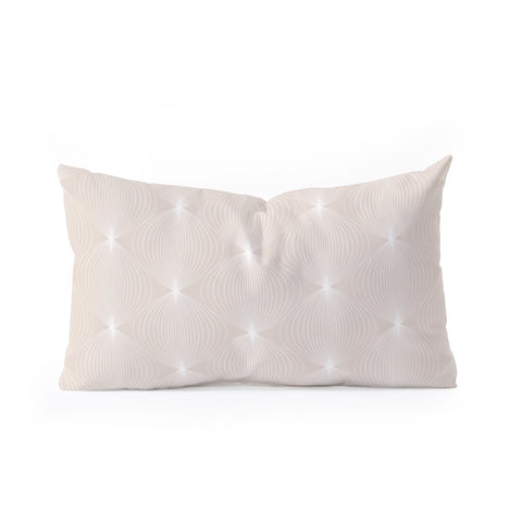 Colour Poems Geometric Orb Pattern III Oblong Throw Pillow