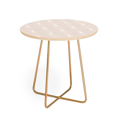 Colour Poems Geometric Orb Pattern III Round Side Table
