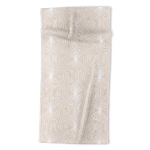 Colour Poems Geometric Orb Pattern III Beach Towel