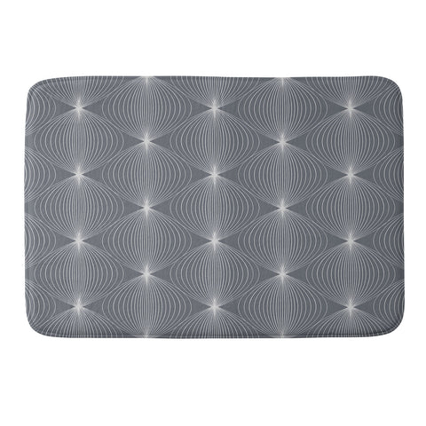 Colour Poems Geometric Orb Pattern IX Memory Foam Bath Mat