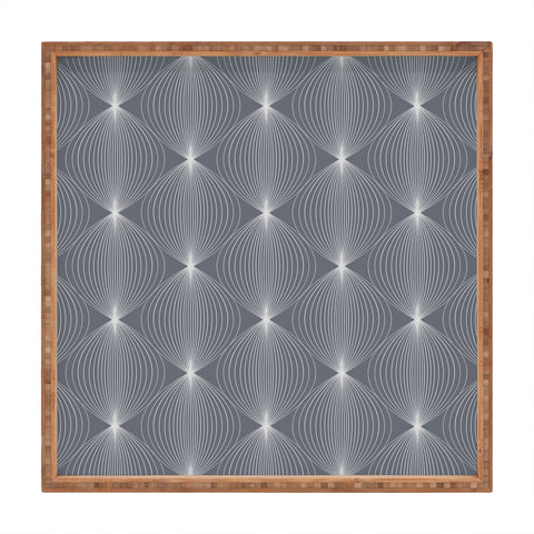 Colour Poems Geometric Orb Pattern IX Square Tray