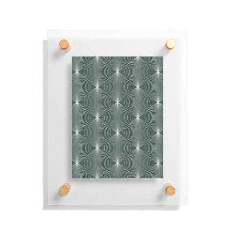 Colour Poems Geometric Orb Pattern V Floating Acrylic Print