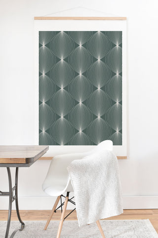 Colour Poems Geometric Orb Pattern V Art Print And Hanger