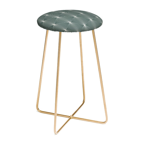 Colour Poems Geometric Orb Pattern V Counter Stool