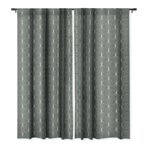 Colour Poems Geometric Orb Pattern V Blackout Window Curtain