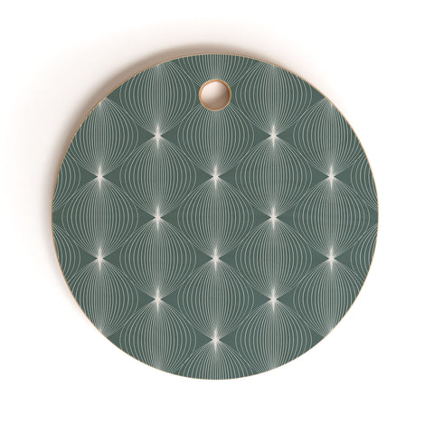 Colour Poems Geometric Orb Pattern V Cutting Board Round