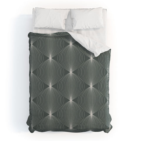 Colour Poems Geometric Orb Pattern V Duvet Cover