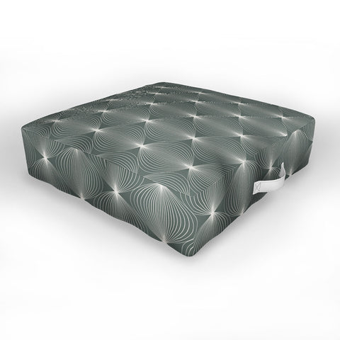 Colour Poems Geometric Orb Pattern V Outdoor Floor Cushion