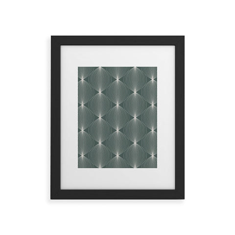 Colour Poems Geometric Orb Pattern V Framed Art Print