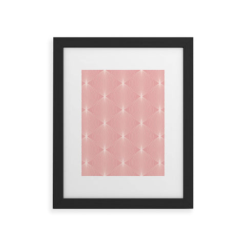 Colour Poems Geometric Orb Pattern VI Framed Art Print