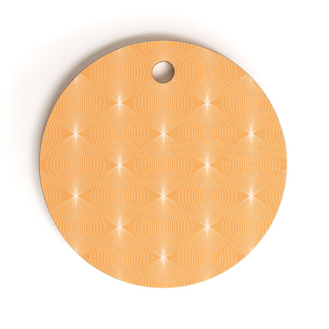 Colour Poems Geometric Orb Pattern VII Cutting Board Round