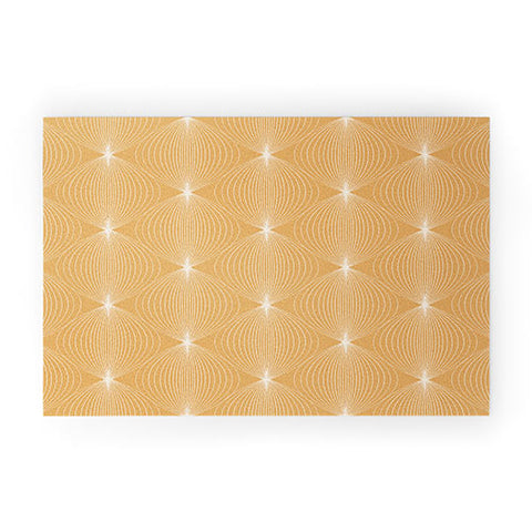 Colour Poems Geometric Orb Pattern VII Welcome Mat