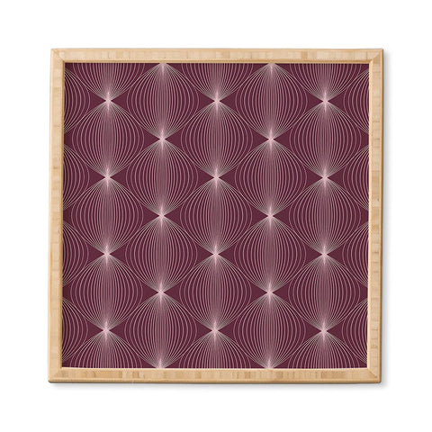 Colour Poems Geometric Orb Pattern X Framed Wall Art