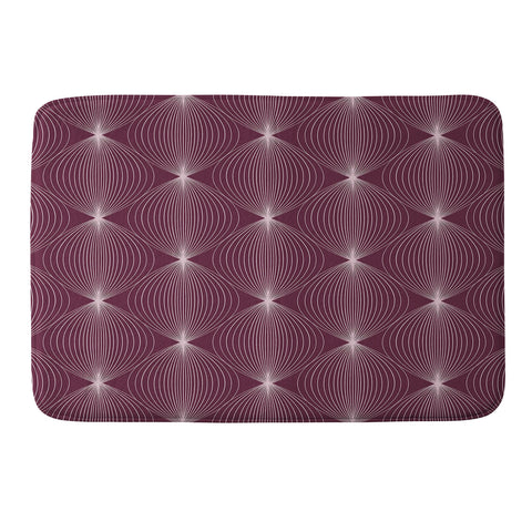 Colour Poems Geometric Orb Pattern X Memory Foam Bath Mat
