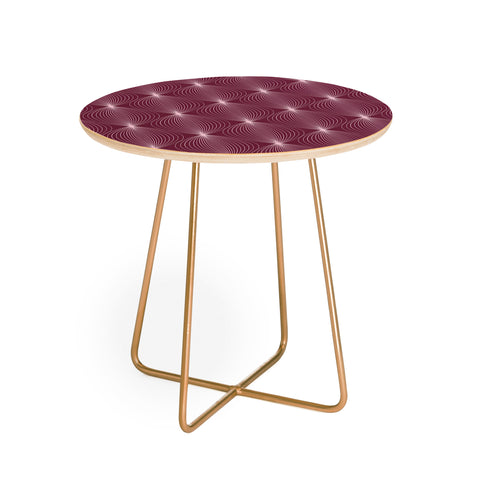 Colour Poems Geometric Orb Pattern X Round Side Table