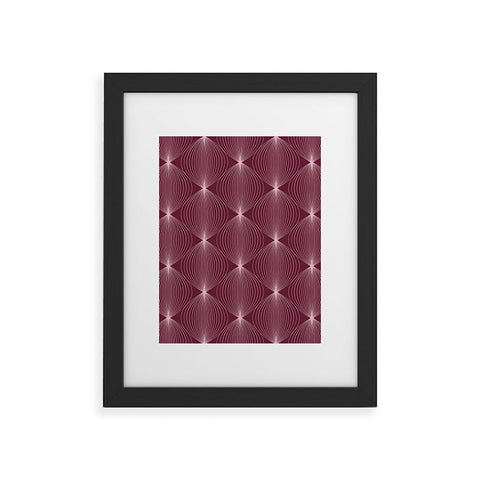 Colour Poems Geometric Orb Pattern X Framed Art Print